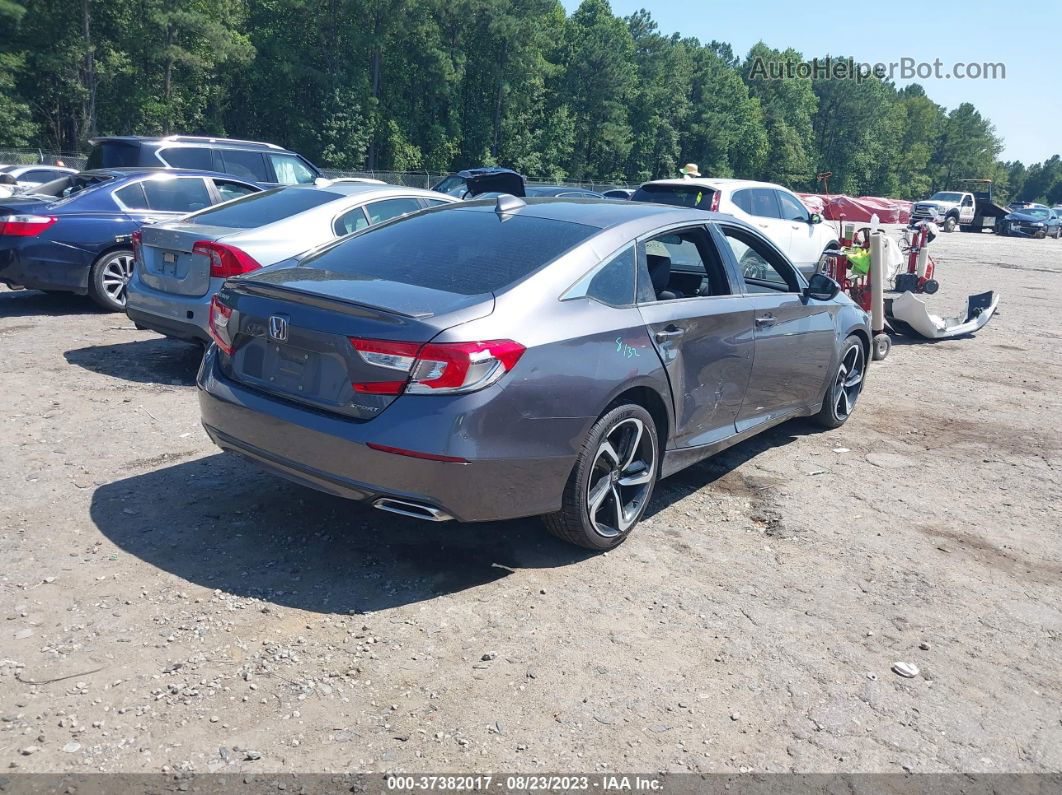 2019 Honda Accord Sedan Sport 1.5t Gray vin: 1HGCV1F33KA091270