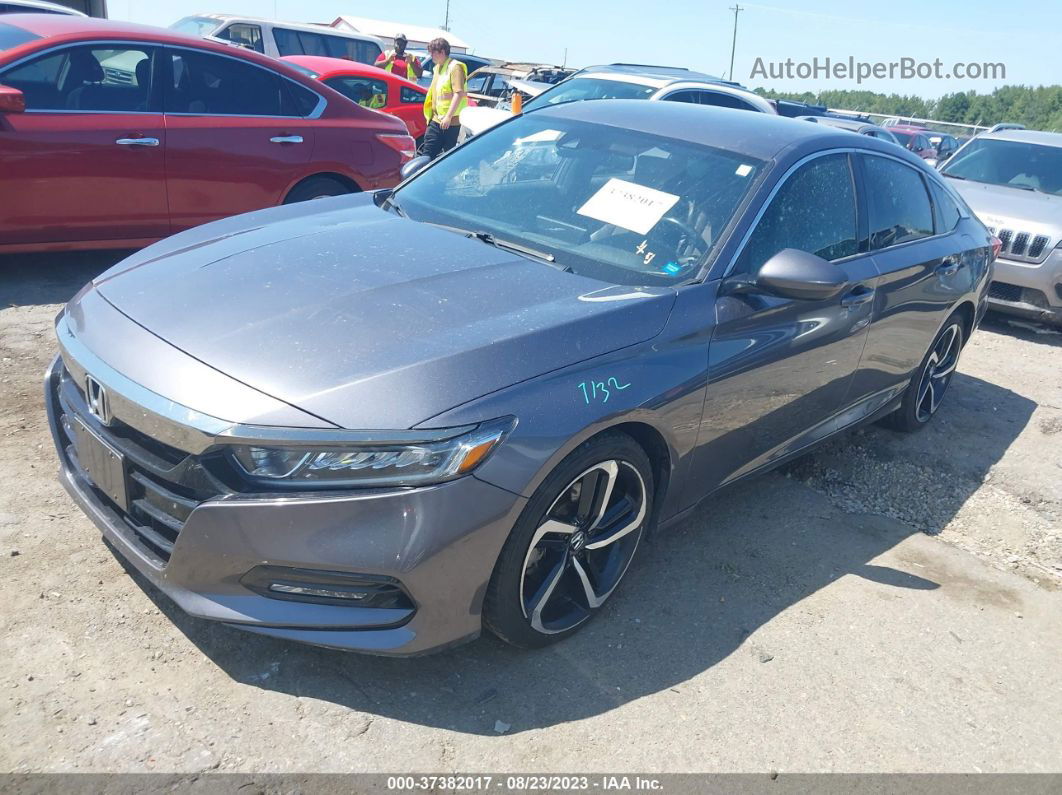 2019 Honda Accord Sedan Sport 1.5t Gray vin: 1HGCV1F33KA091270