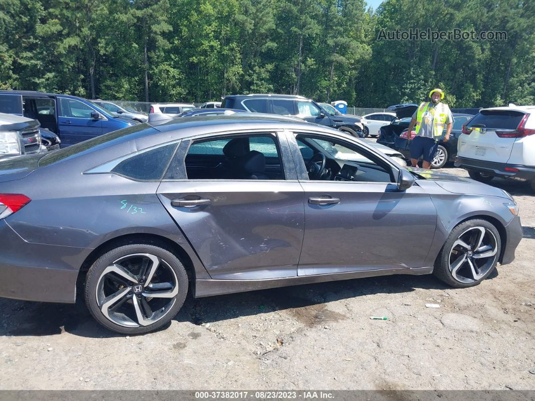 2019 Honda Accord Sedan Sport 1.5t Gray vin: 1HGCV1F33KA091270