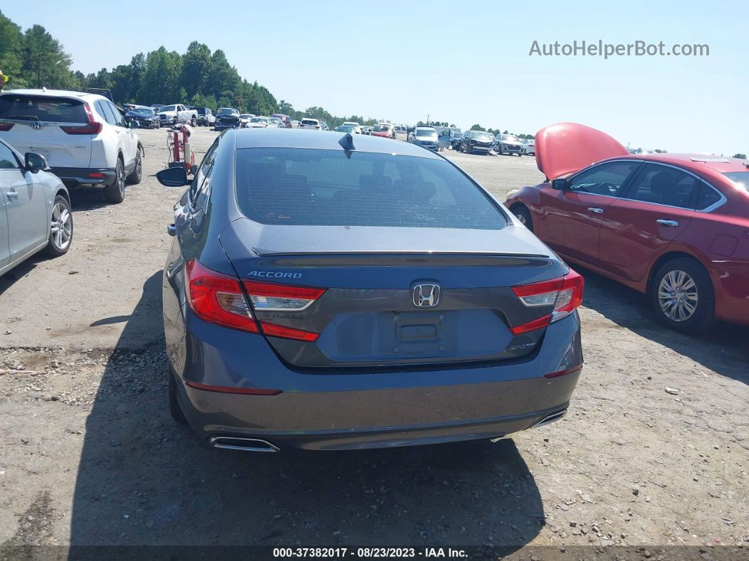 2019 Honda Accord Sedan Sport 1.5t Gray vin: 1HGCV1F33KA091270