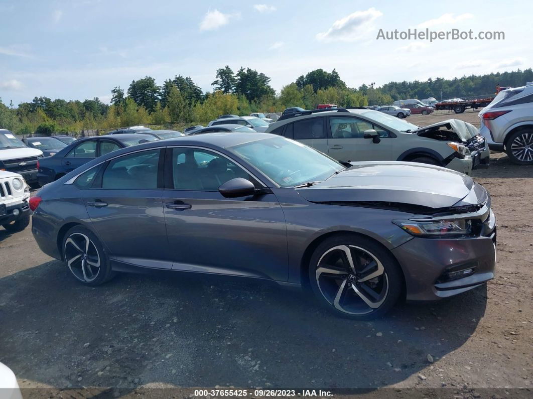 2019 Honda Accord Sport Gray vin: 1HGCV1F33KA098543