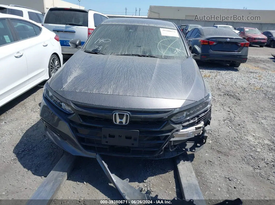 2019 Honda Accord Sport Серый vin: 1HGCV1F33KA109542