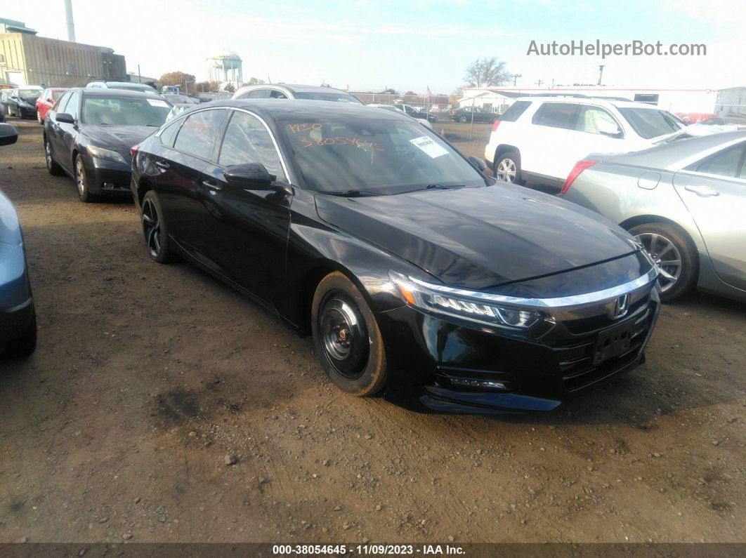 2019 Honda Accord Sedan Sport 1.5t Black vin: 1HGCV1F33KA126034