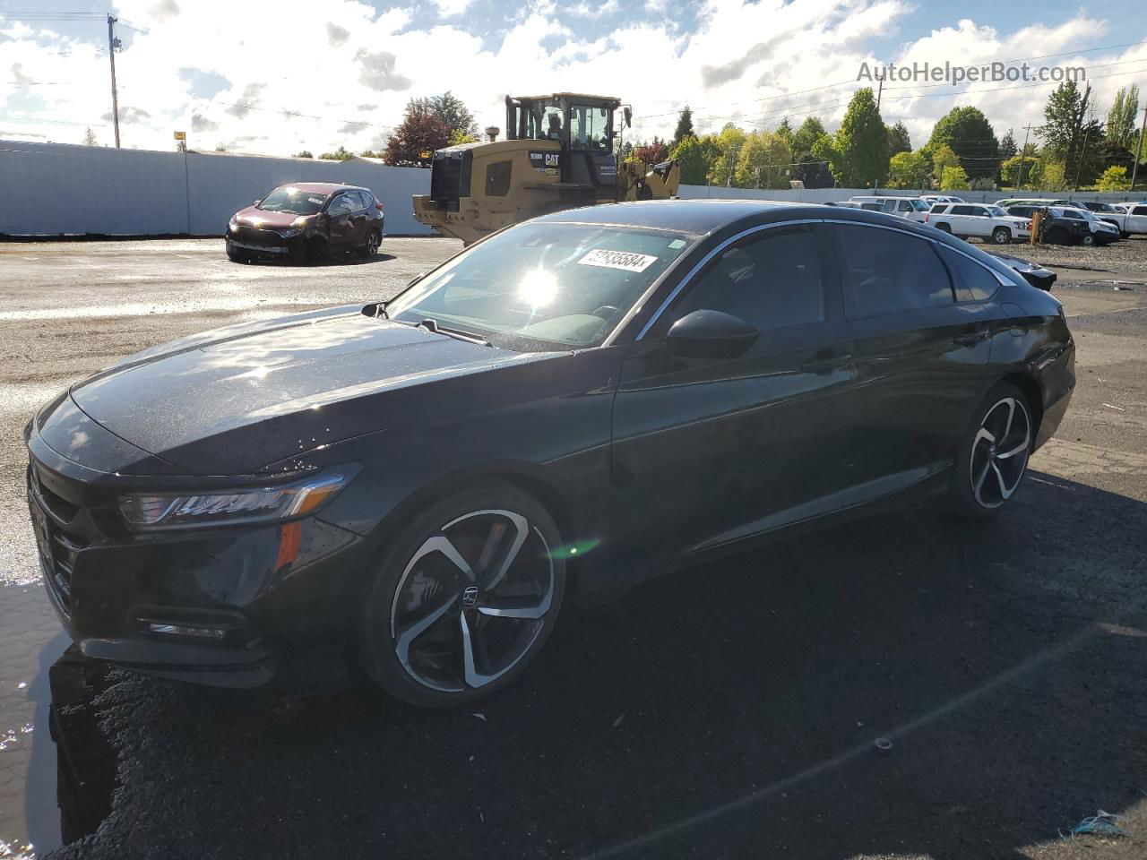 2019 Honda Accord Sport Black vin: 1HGCV1F33KA156148