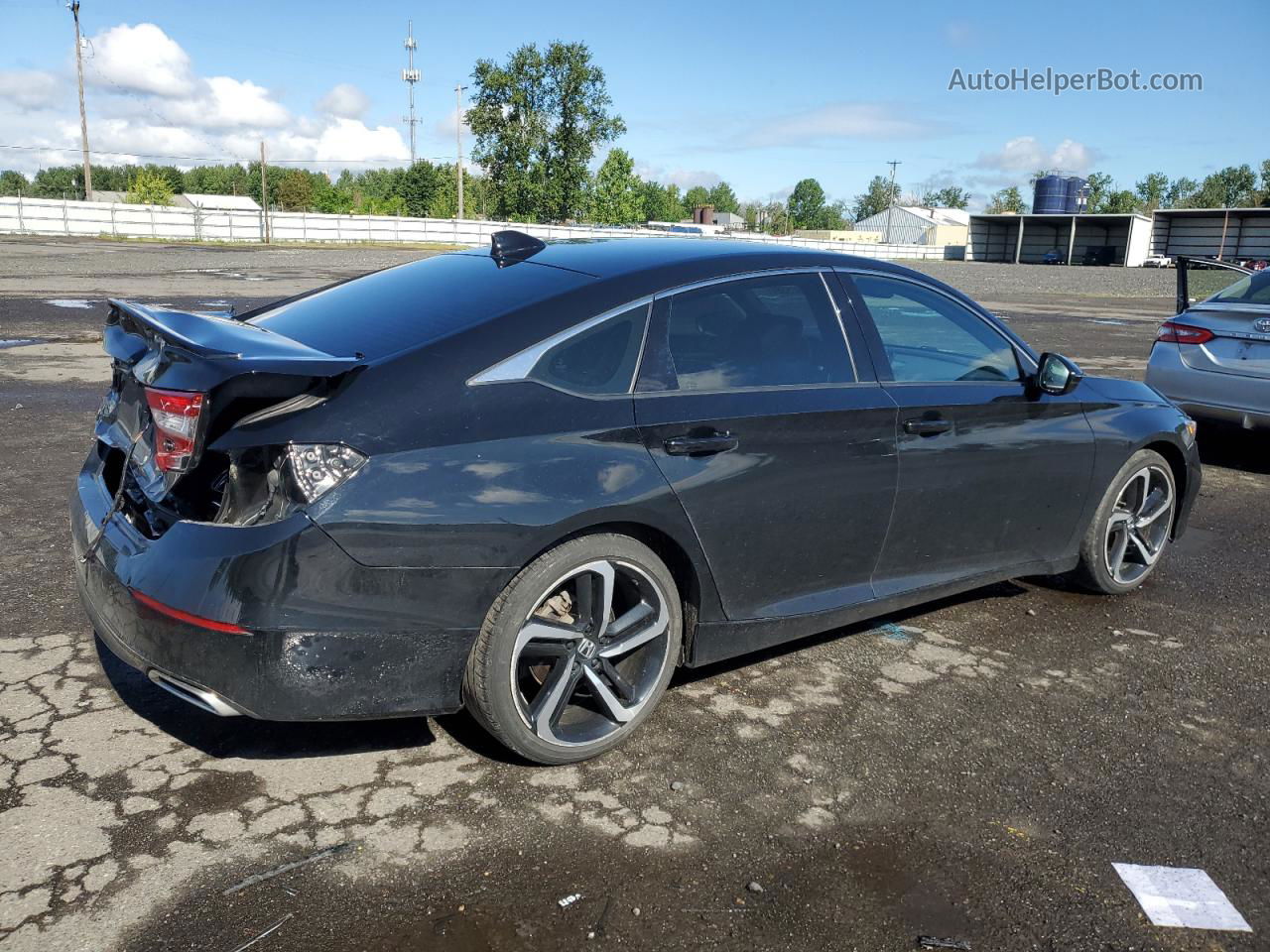 2019 Honda Accord Sport Black vin: 1HGCV1F33KA156148