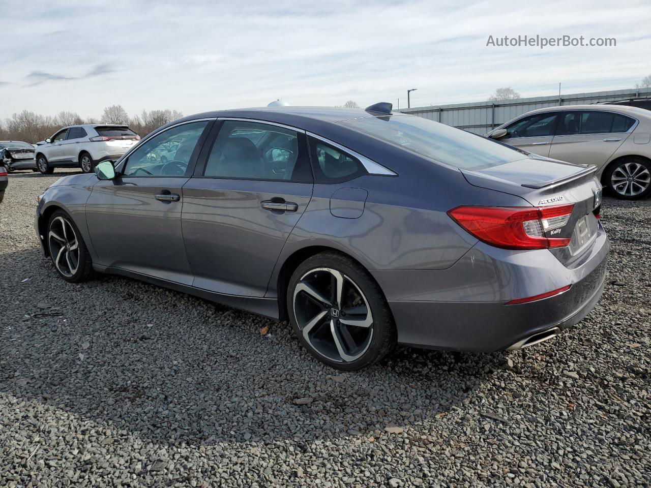 2020 Honda Accord Sport Gray vin: 1HGCV1F33LA013394