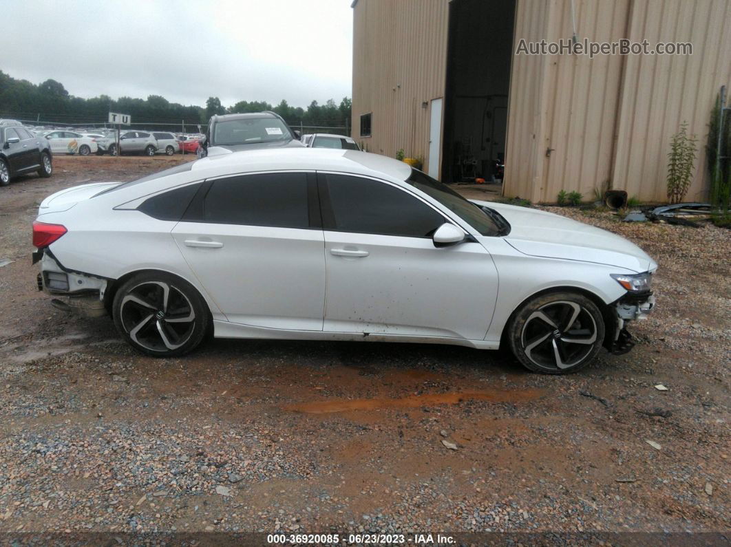 2020 Honda Accord Sedan Sport White vin: 1HGCV1F33LA019650