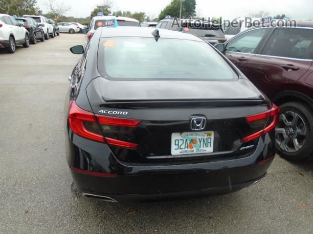 2020 Honda Accord Sedan Sport Black vin: 1HGCV1F33LA024427