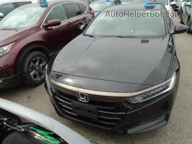 2020 Honda Accord Sedan Sport Черный vin: 1HGCV1F33LA024427