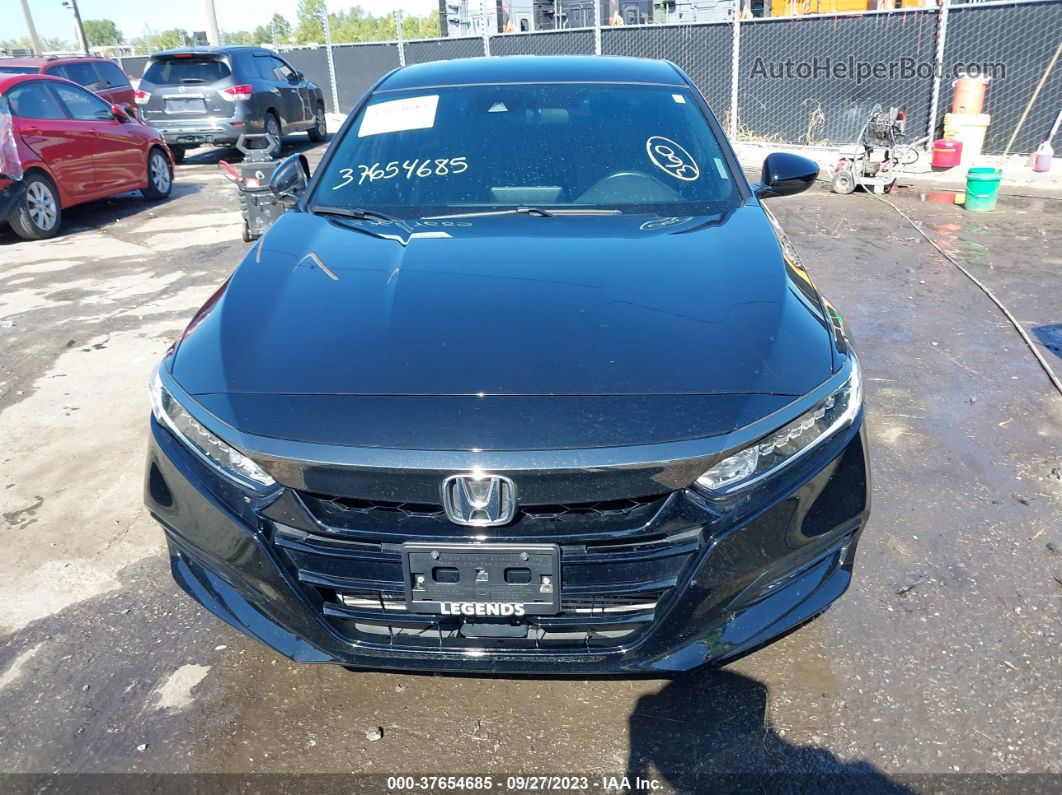 2020 Honda Accord Sedan Sport Black vin: 1HGCV1F33LA040613