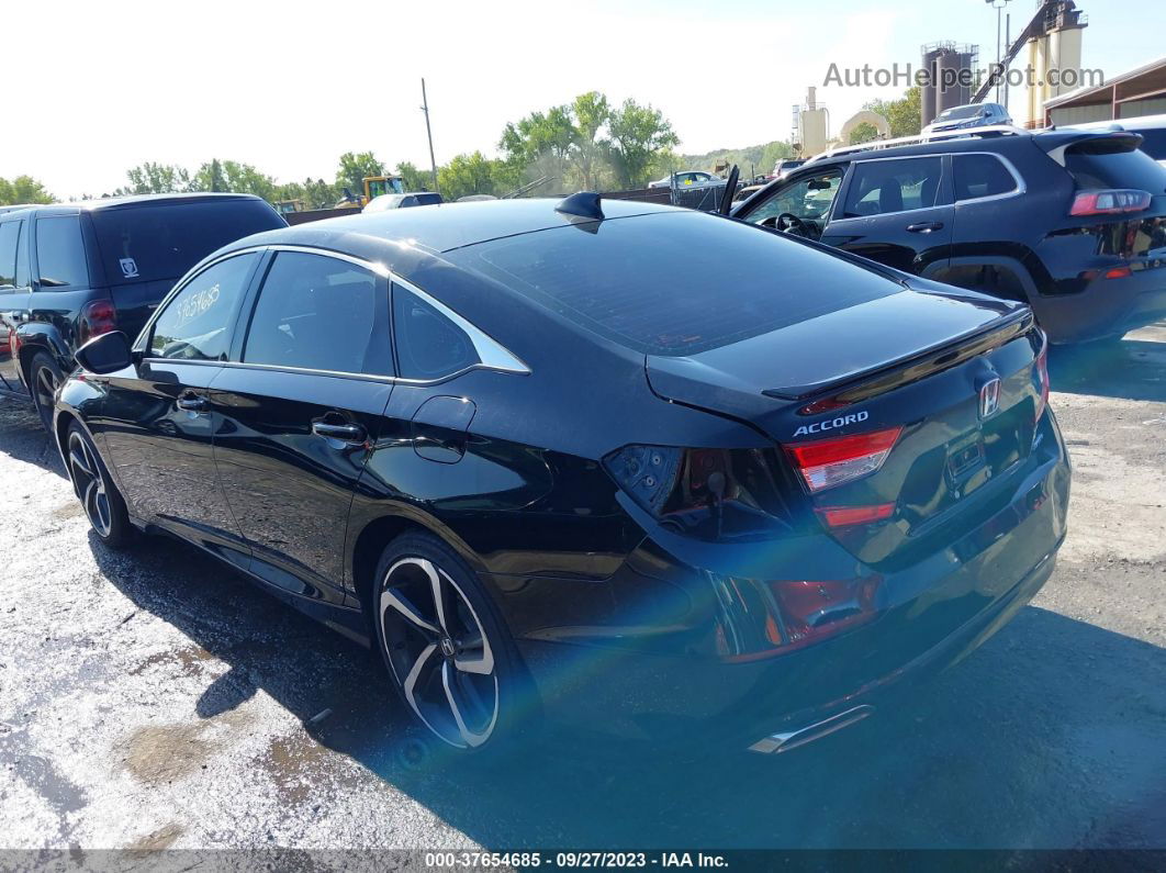 2020 Honda Accord Sedan Sport Black vin: 1HGCV1F33LA040613