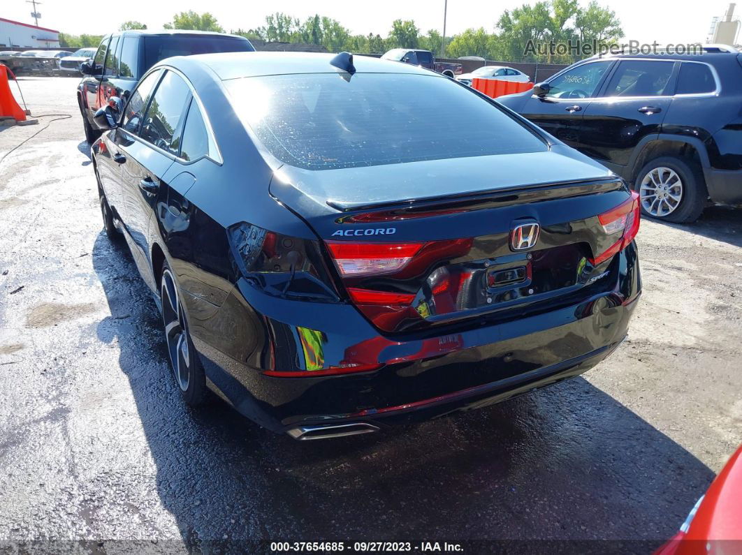 2020 Honda Accord Sedan Sport Black vin: 1HGCV1F33LA040613