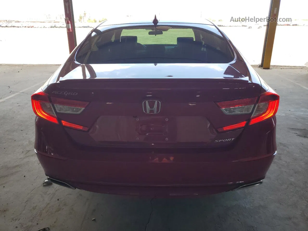 2020 Honda Accord Sport Red vin: 1HGCV1F33LA077225