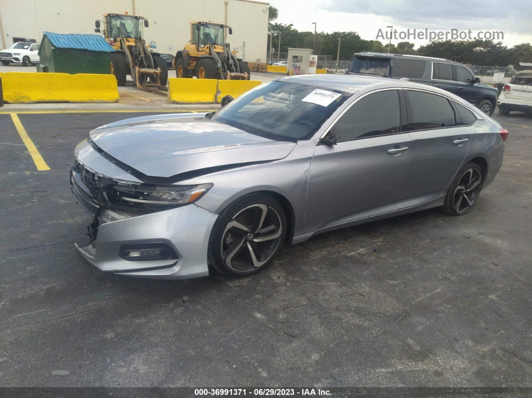 2020 Honda Accord Sedan Sport Серебряный vin: 1HGCV1F33LA136581