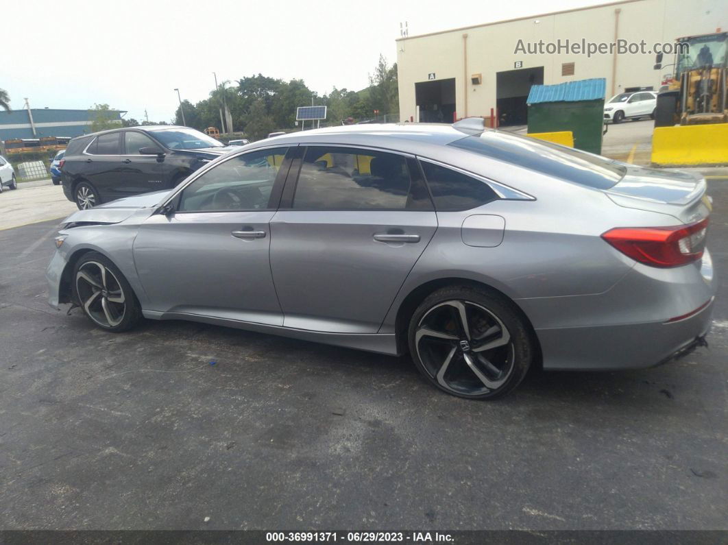 2020 Honda Accord Sedan Sport Silver vin: 1HGCV1F33LA136581