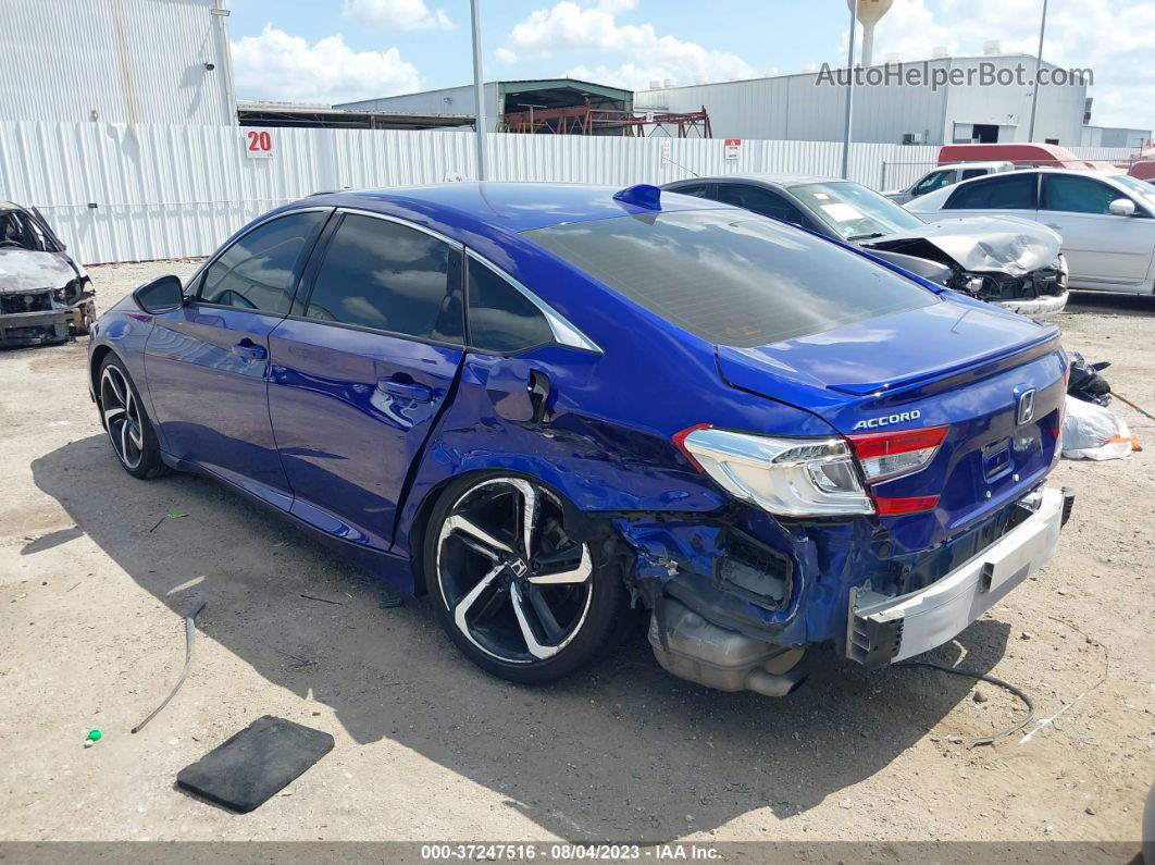 2020 Honda Accord Sedan Sport Blue vin: 1HGCV1F33LA149962