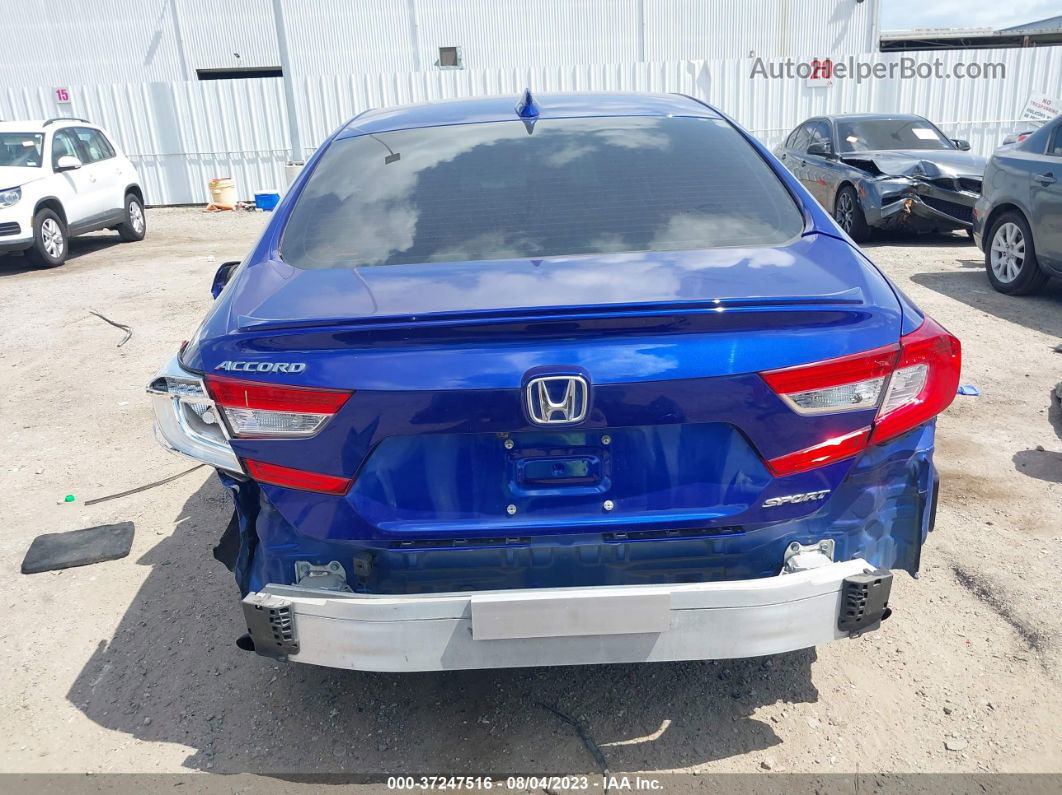 2020 Honda Accord Sedan Sport Blue vin: 1HGCV1F33LA149962