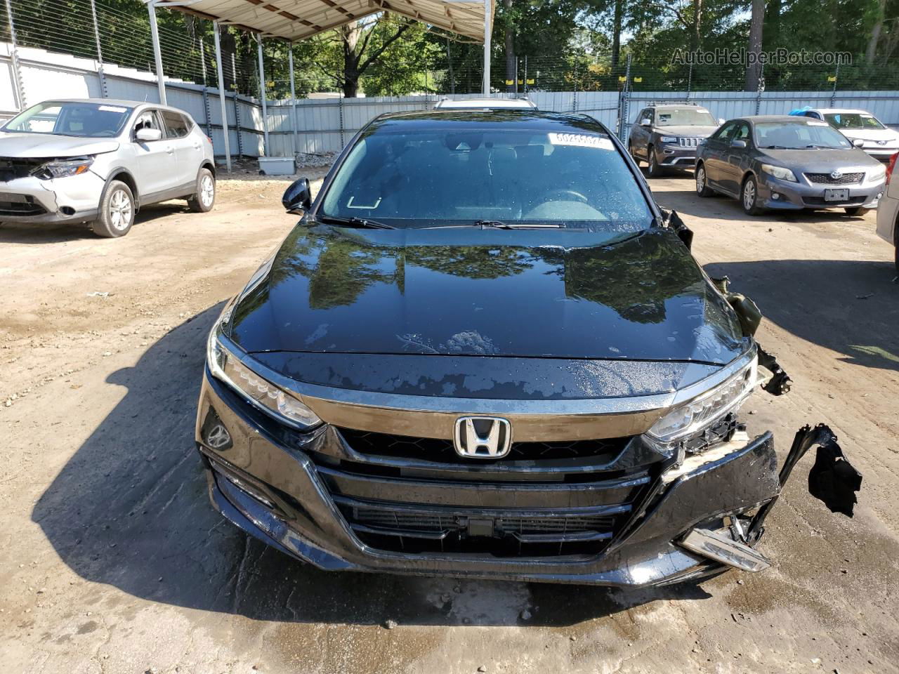 2018 Honda Accord Sport Black vin: 1HGCV1F34JA029990