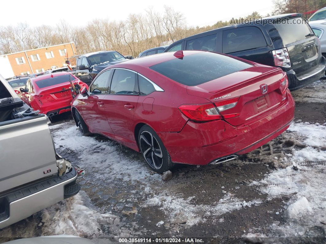 2018 Honda Accord Sport Red vin: 1HGCV1F34JA054565