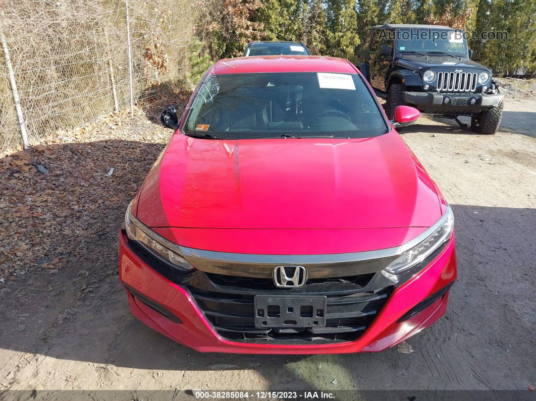 2018 Honda Accord Sport Red vin: 1HGCV1F34JA082818