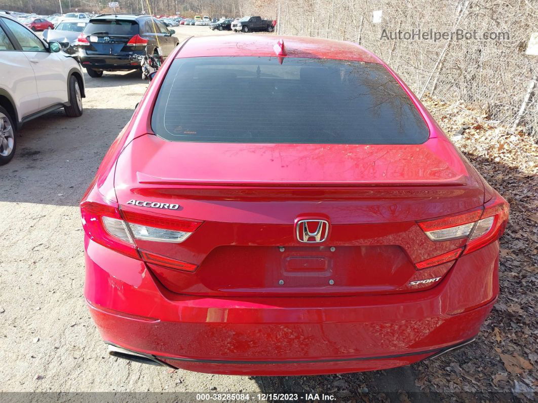 2018 Honda Accord Sport Red vin: 1HGCV1F34JA082818