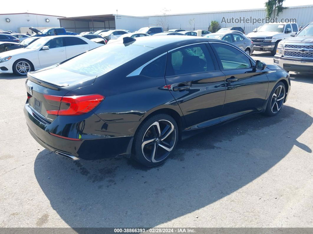 2018 Honda Accord Sport Black vin: 1HGCV1F34JA099084