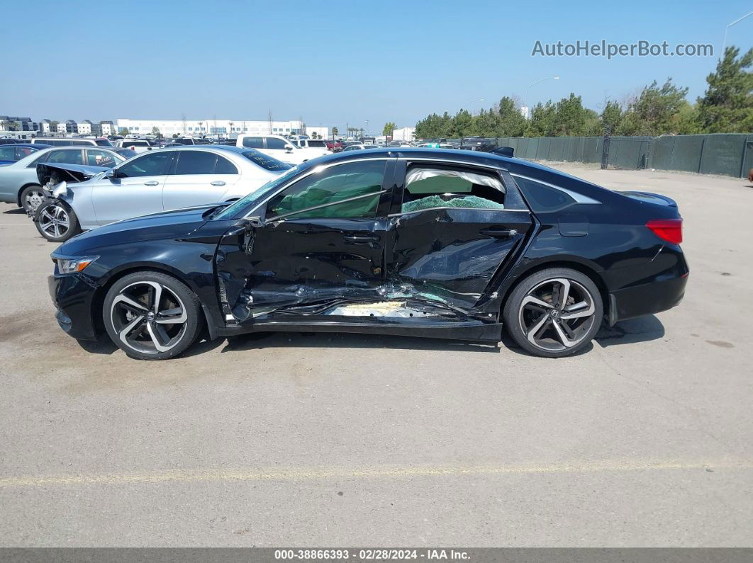 2018 Honda Accord Sport Black vin: 1HGCV1F34JA099084