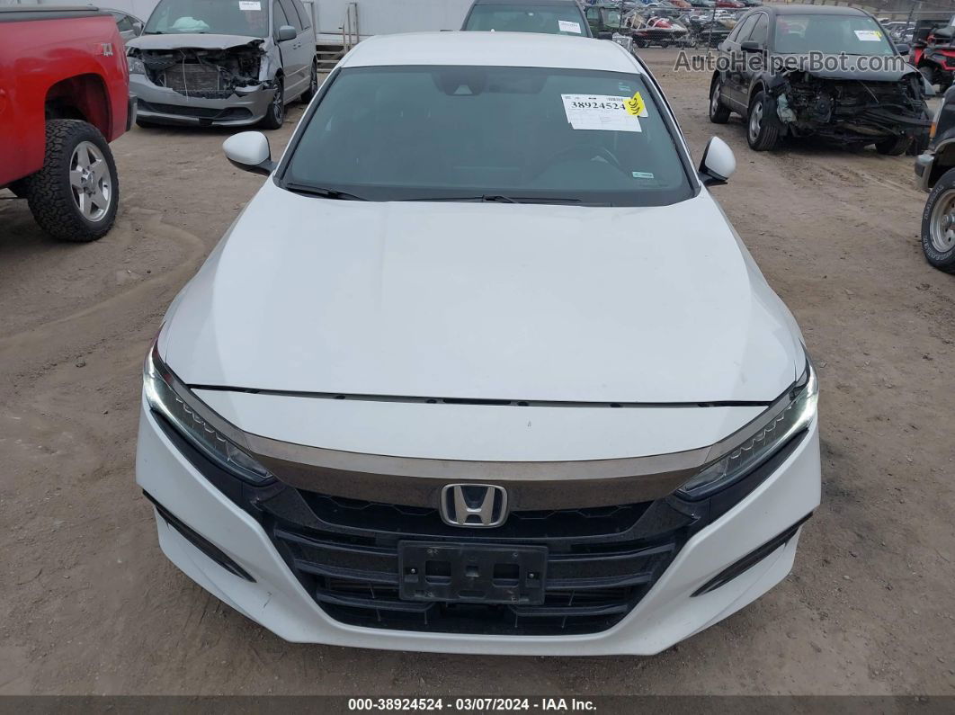 2018 Honda Accord Sport Белый vin: 1HGCV1F34JA129779