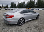 2018 Honda Accord Sport Silver vin: 1HGCV1F34JA148932