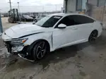 2018 Honda Accord Sport White vin: 1HGCV1F34JA154004