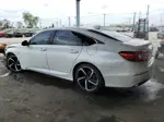 2018 Honda Accord Sport White vin: 1HGCV1F34JA154004