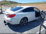 2018 Honda Accord Sport White vin: 1HGCV1F34JA179291