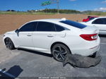 2018 Honda Accord Sport White vin: 1HGCV1F34JA179291