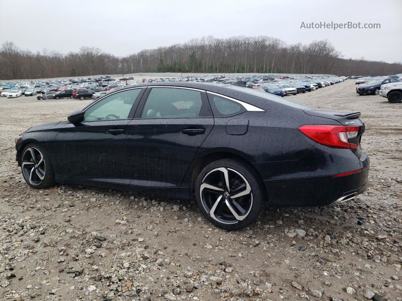 2018 Honda Accord Sport Black vin: 1HGCV1F34JA265524