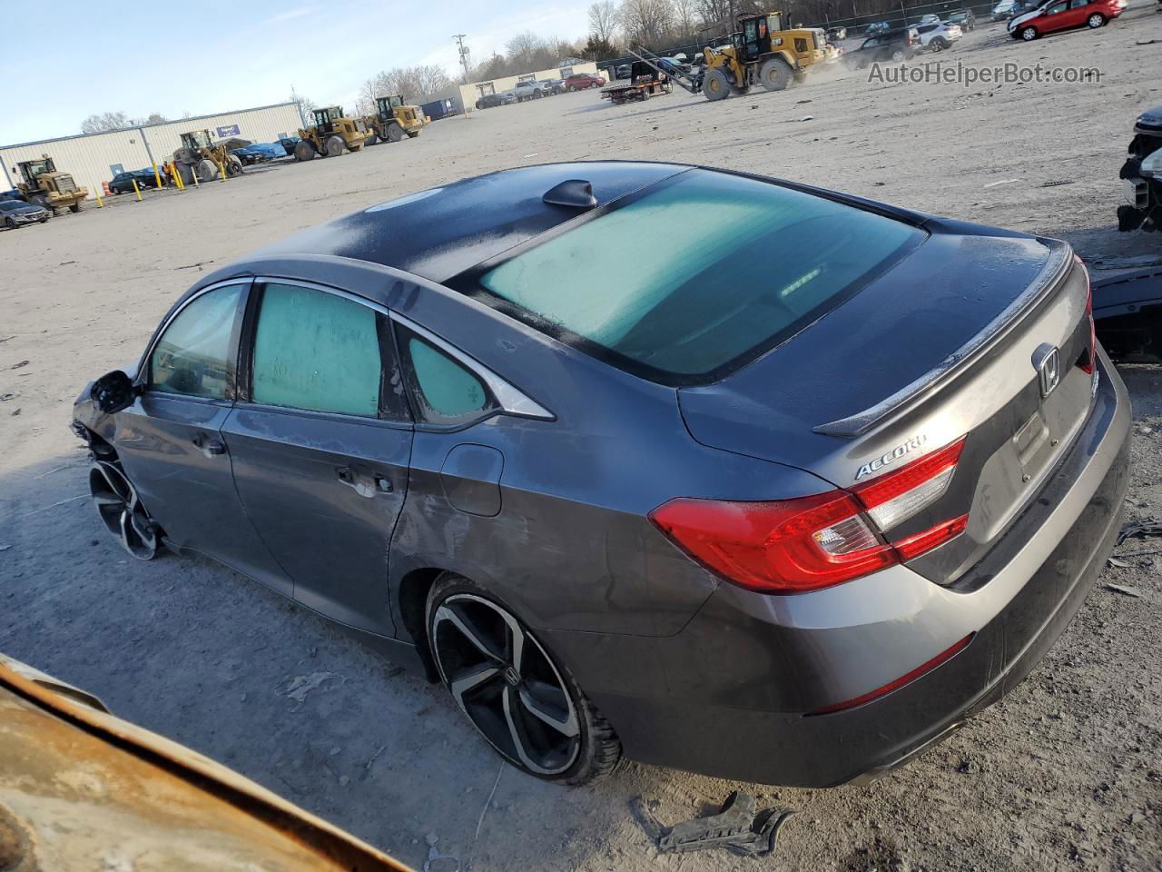 2019 Honda Accord Sport Серый vin: 1HGCV1F34KA013564