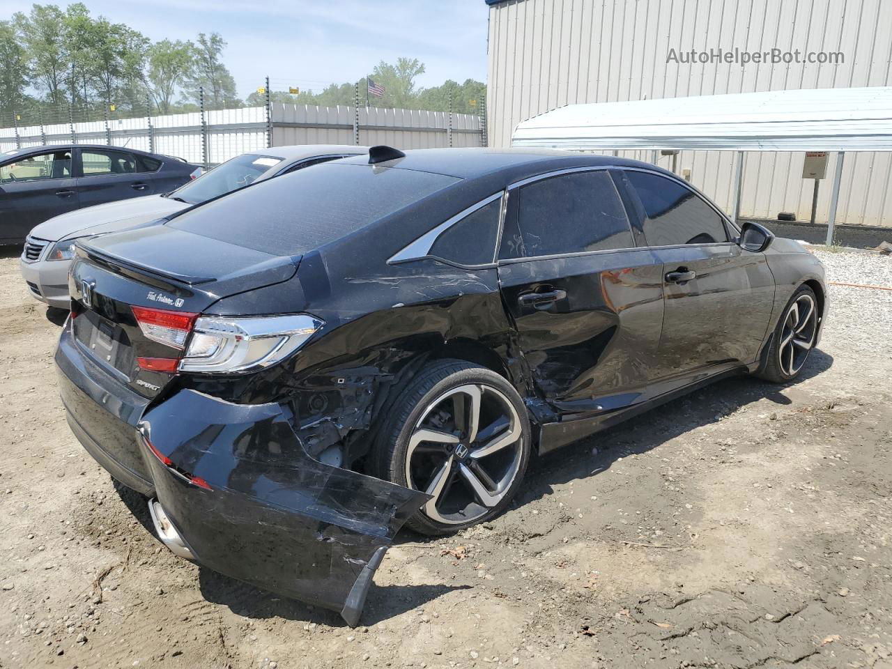 2019 Honda Accord Sport Black vin: 1HGCV1F34KA016285