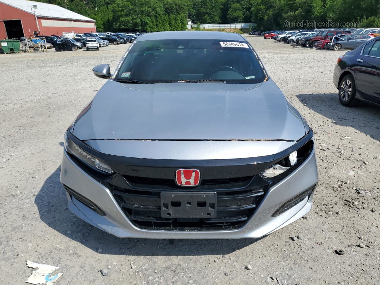 2019 Honda Accord Sport Серебряный vin: 1HGCV1F34KA029411