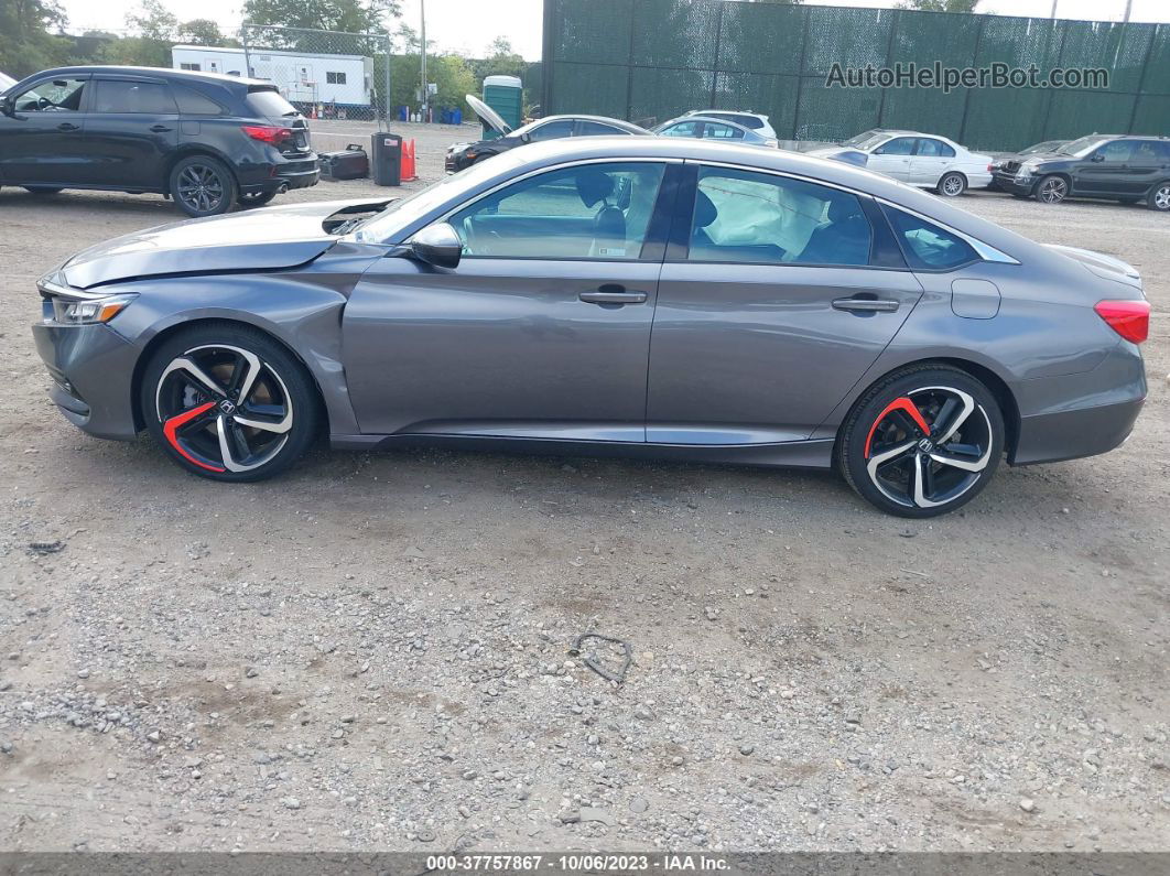 2019 Honda Accord Sedan Sport 1.5t Gray vin: 1HGCV1F34KA048217