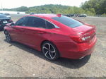 2019 Honda Accord Sedan Sport 1.5t Red vin: 1HGCV1F34KA072128