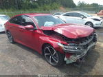 2019 Honda Accord Sedan Sport 1.5t Red vin: 1HGCV1F34KA072128