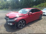 2019 Honda Accord Sedan Sport 1.5t Red vin: 1HGCV1F34KA072128