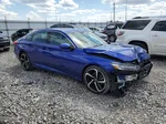 2019 Honda Accord Sport Blue vin: 1HGCV1F34KA139469