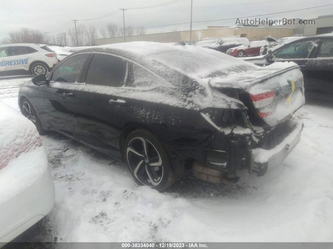 2019 Honda Accord Sport Black vin: 1HGCV1F34KA148267