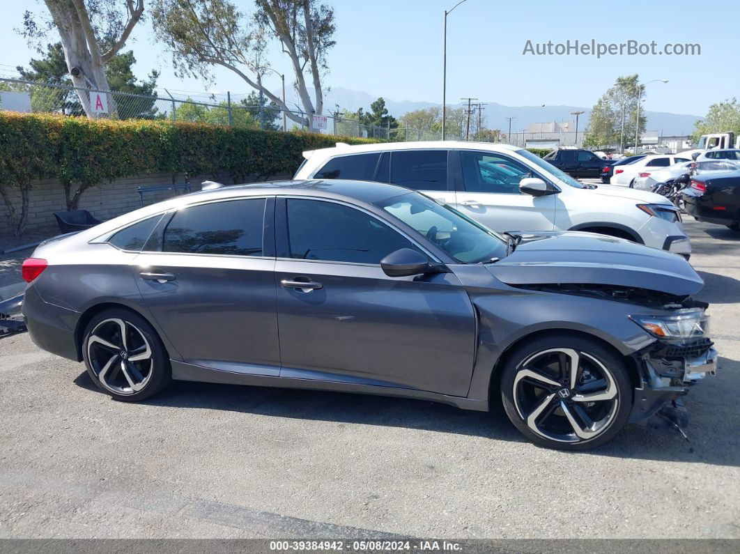 2019 Honda Accord Sport Gray vin: 1HGCV1F34KA148804