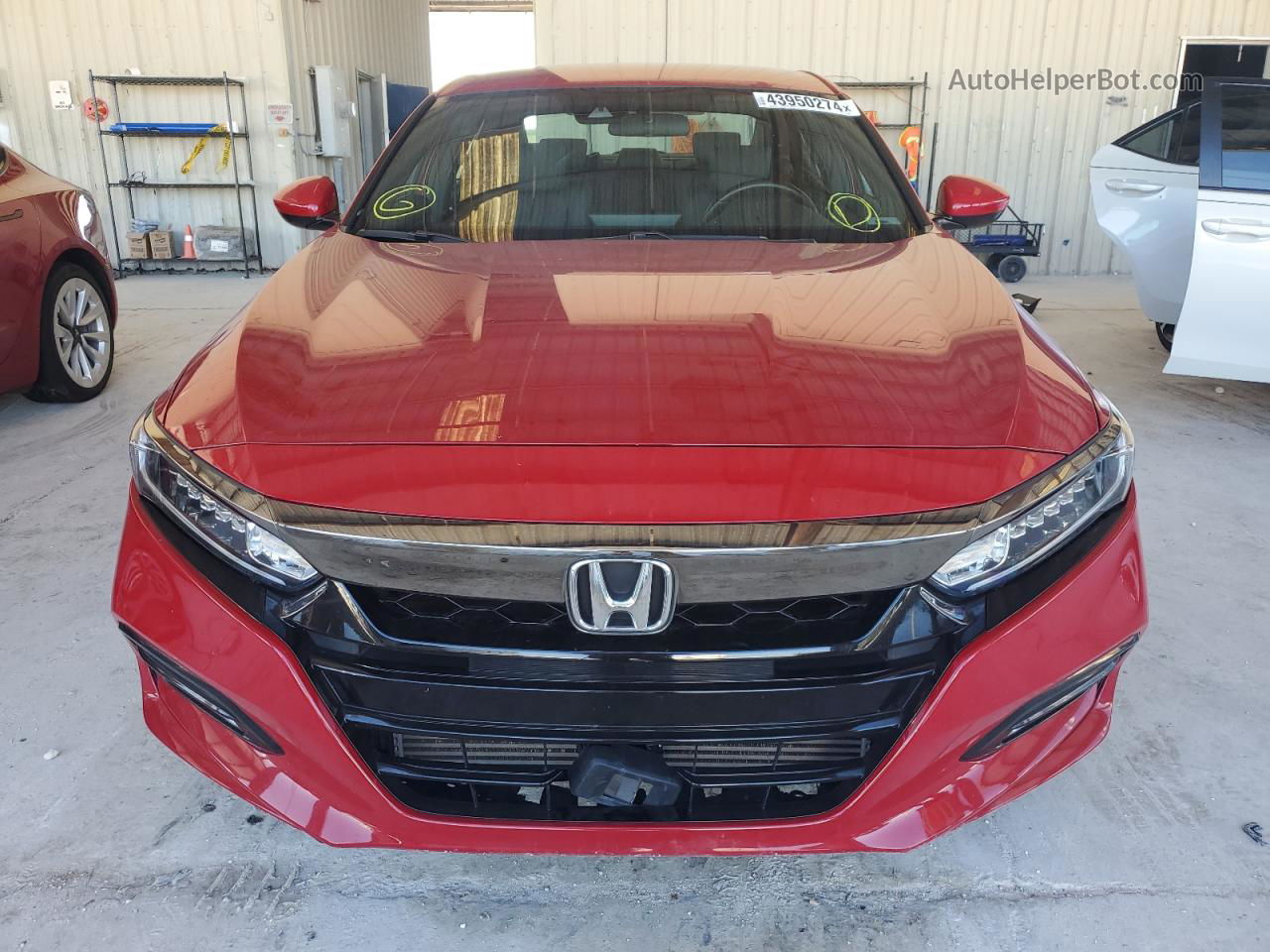 2019 Honda Accord Sport Red vin: 1HGCV1F34KA153033