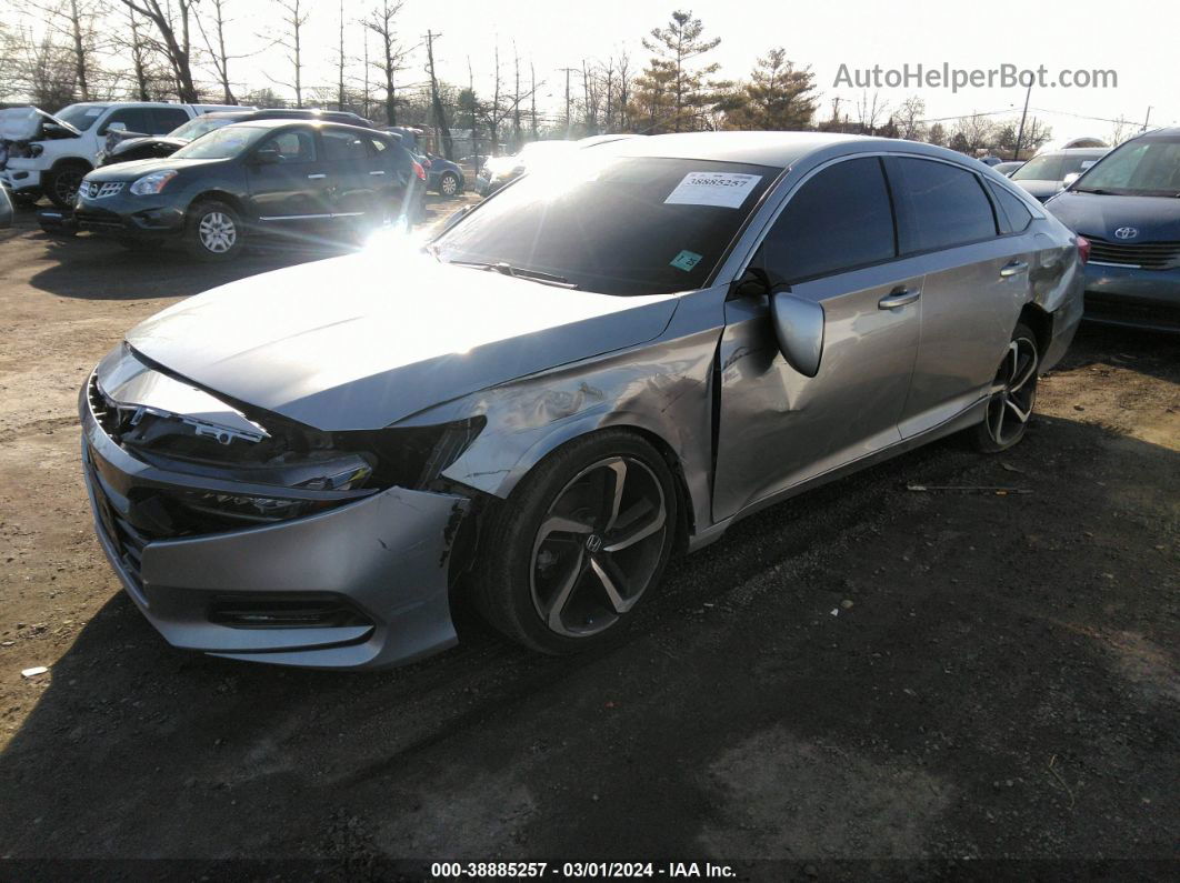 2020 Honda Accord Sport Silver vin: 1HGCV1F34LA080456