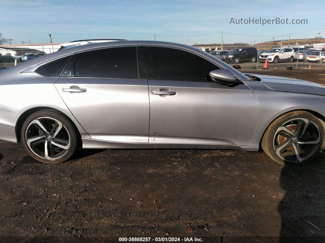 2020 Honda Accord Sport Silver vin: 1HGCV1F34LA080456