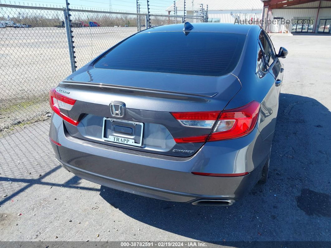 2020 Honda Accord Sport Gray vin: 1HGCV1F34LA105520