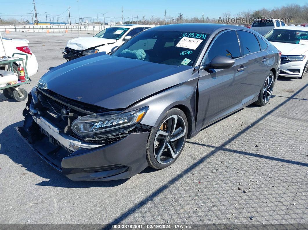 2020 Honda Accord Sport Серый vin: 1HGCV1F34LA105520