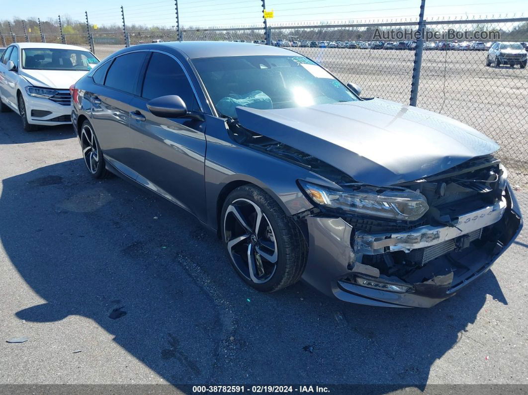 2020 Honda Accord Sport Gray vin: 1HGCV1F34LA105520